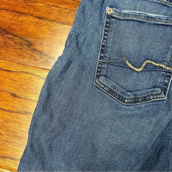 7 for all mankind gwenevere skinny gray ankle jean - Picture 3 of 10